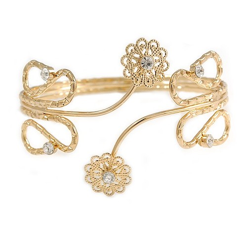 Textured flowers twirls - textured,