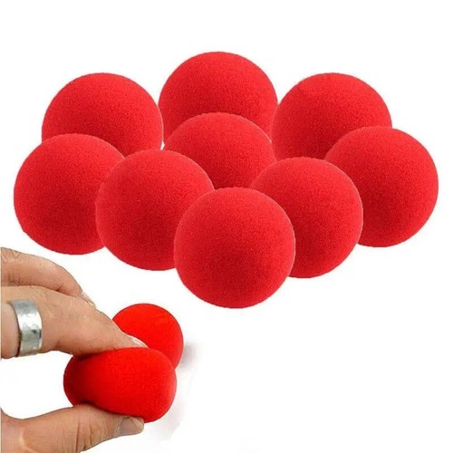 10pcs red sponge balls - 10pcs, magic