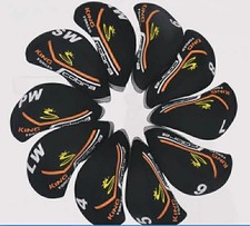 10PCS Golf Iron Headcovers for
