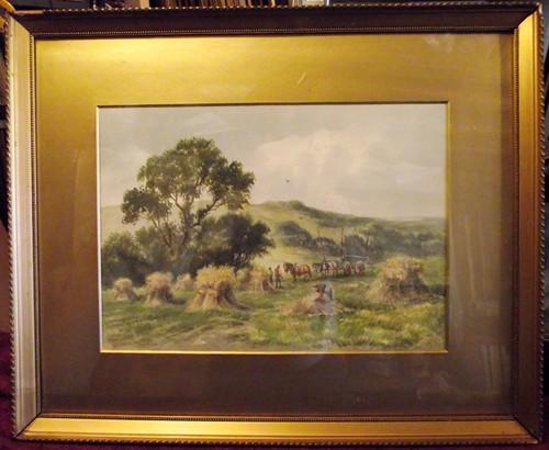Harvest time watercolour - time,