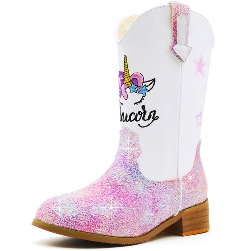 Girls unicorn white cowgirl - girls,