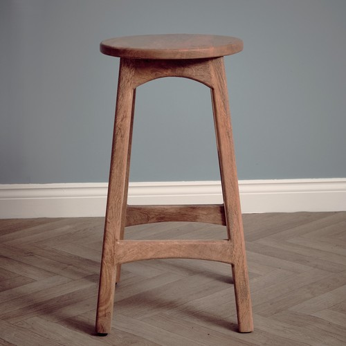 72cm solid mango wood - wood, bar