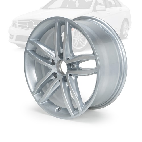 New 17x7 silver - new, 17x7.5"