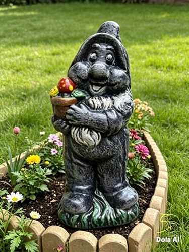 Garden gnome with - 05,