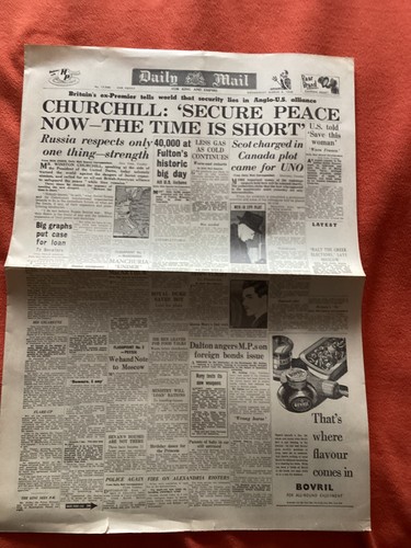 Ww2 churchill secures peace - ww2,