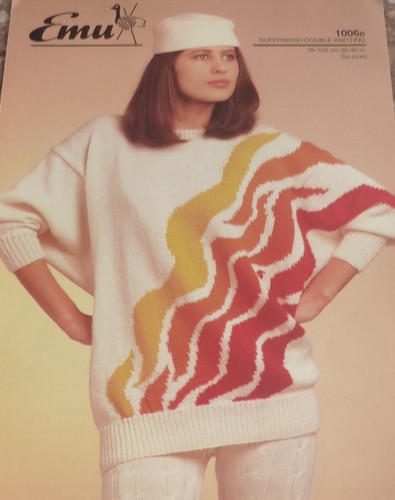 Original emu knitting pattern - emu,