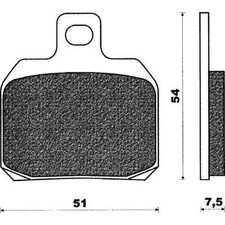 PAIR OF PADS MALAGUTI 500
