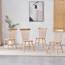 4pcs Solid Wood Windsor Dining