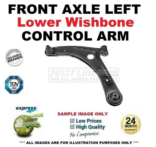 Front axle left - axle, lower