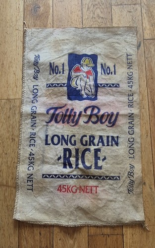 Vintage tolly boy - rice, sack