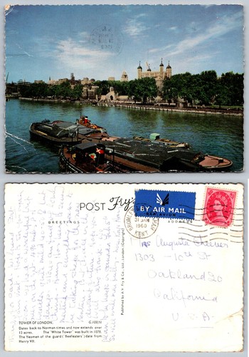 1960 tower london river - 1960,