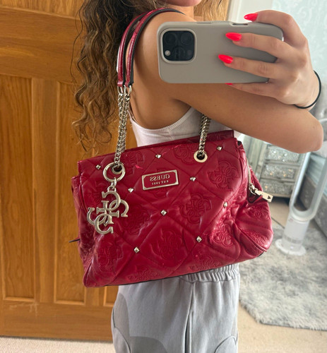 Guess red quilted - guess,