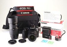 Canon EOS 70D DSLR & 18-55 &