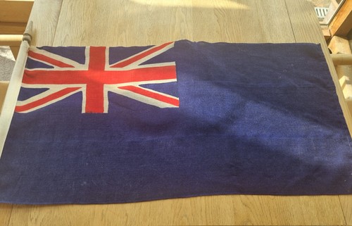 Vintage blue ensign naval - uk,