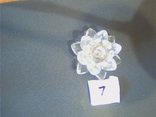 Crystal flower ornament