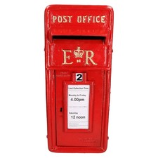 Post box cast iron wall - er,