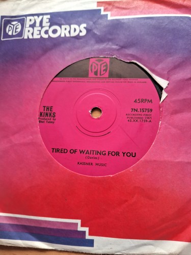 The kinks vinyl tired of - kinks,