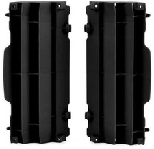 KTM RADIATOR LOUVERS RAD GUARDS SX / SXF 2007 - 2015 Black POLISPORT Motocross