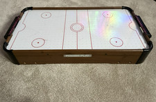 Power Play 28inch Air Hockey Table Game, Wooden Portable Table Toys for Kids