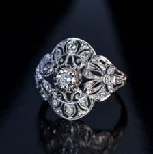 Art Deco Edwardian Style Round
