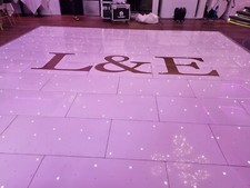 LED White Dance floor HIRE  For Weddings, Birthdays, Christenings, up to 20 x 20