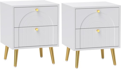Bedside cabinets pair set - cabinets,
