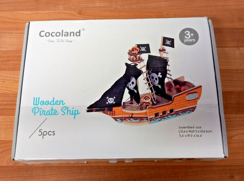 Cocoland wooden pirate ship - wooden,