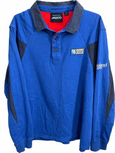 Musto rugby shirt mens - mens, blue