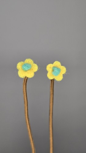 Felt flower bicycle - (ygb,