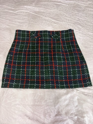 Zara green red plaid - zara,