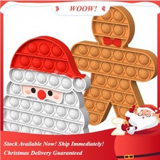 Santa Gingerbread Pop It