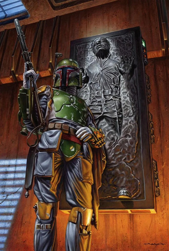 Boba fett giclee print - fett, by