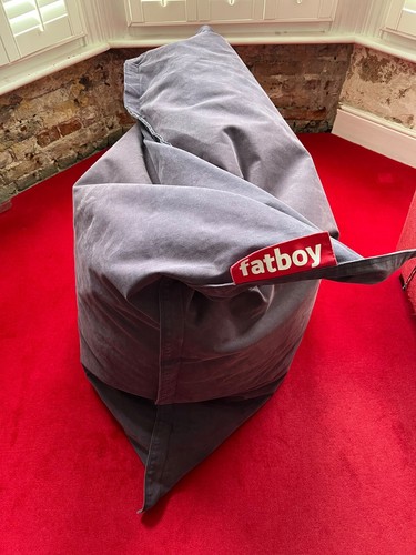 Fatboy bean bag blue - bean, blue,good