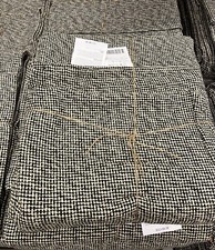 IKEA TIPHEDE Rug Carpet Cotton Flatwoven black/natural Bedroom Hallway 155x220cm