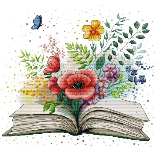 Spring books flowers - spring, books,