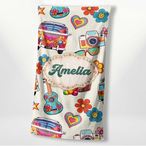 Personalised name beach - name,