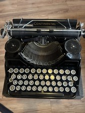 Continental 340 Portable Vintage Typewriter (1930-40s) 