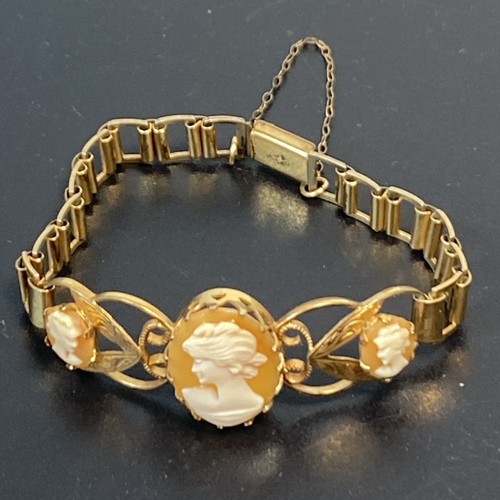 Antique vintage cameo shell - cameo,