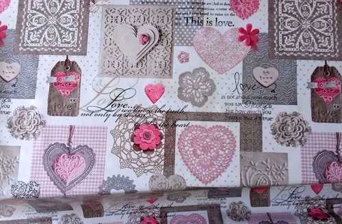 Vintage silver grey blush pink - silver,