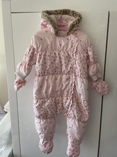 Next Baby Girl Snowsuit All In