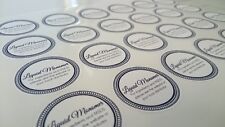 60mm Printed Round Stickers - Custom Logo labels - Postage labels - Personalised