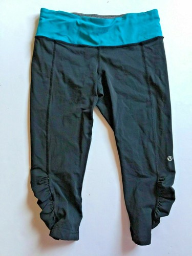 Lululemon run crops - run, black