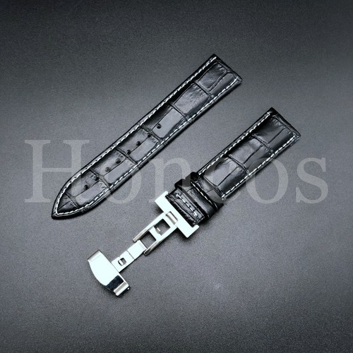19mm italian leather strap - italian,