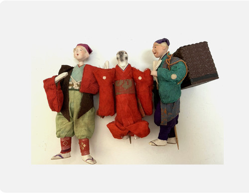 Vintage japanese dolls - dolls:, old