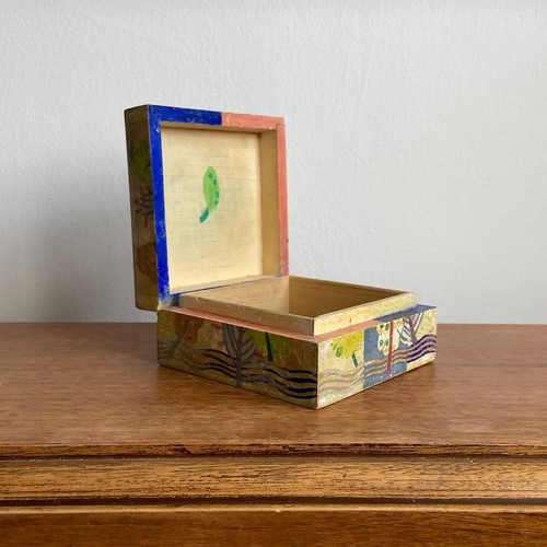 Vintage hand painted folk - vintage,