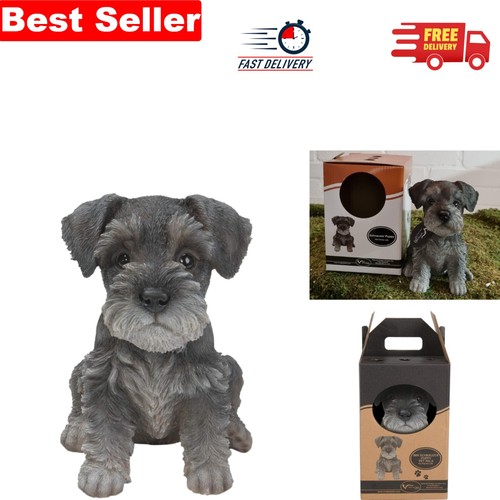 Realistic mini schnauzer puppy - realistic,