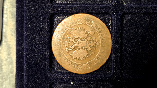 1872 russian kopeck coin - 1872,