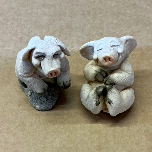 Pig figurines set 2 - figurines, of