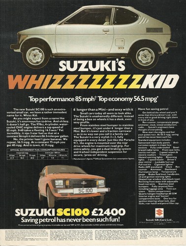 Suzuki sc100 whizz - whizz, kid