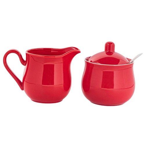 Ceramic sugar and - ceramic, creamer